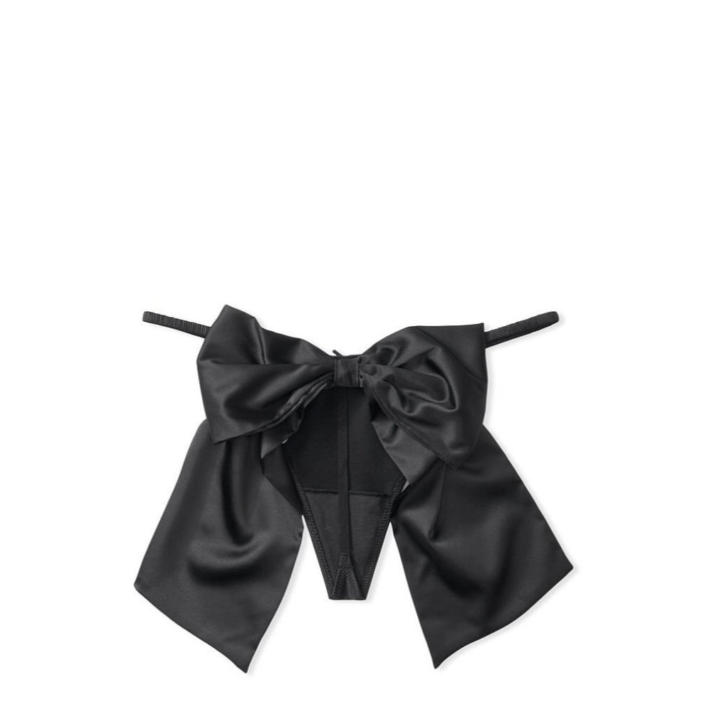 DREAM ANGELS Satin Bow V-String Panty Panties